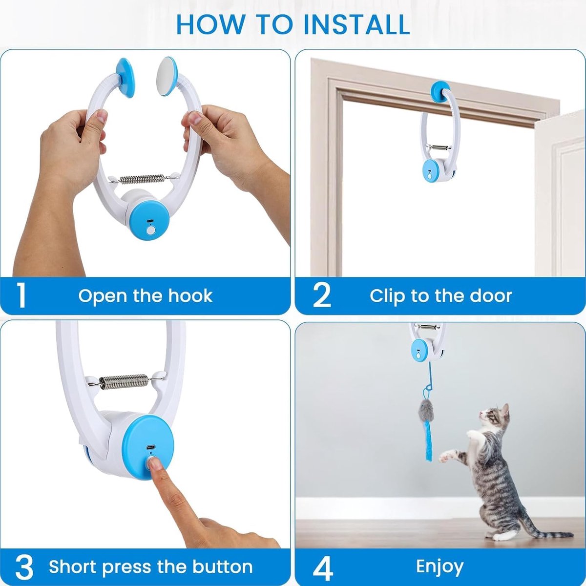 PouncePlay™ Interactive Cat Toy