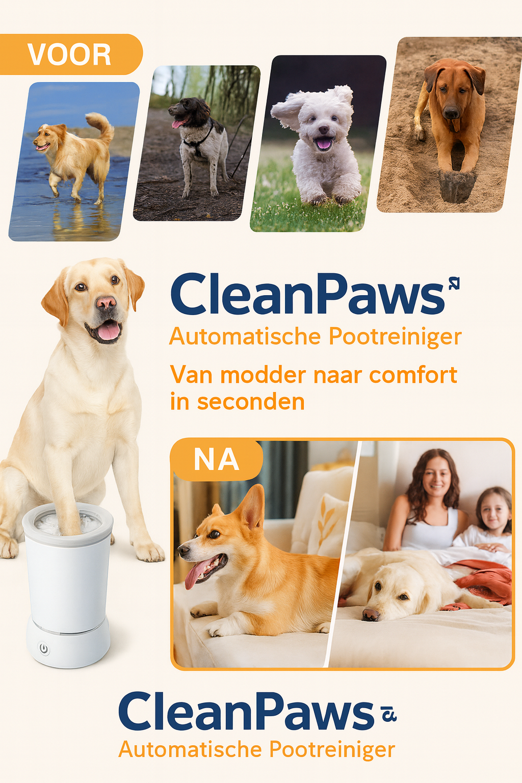 CleanPaws™ – The Smart Paw Cleaner