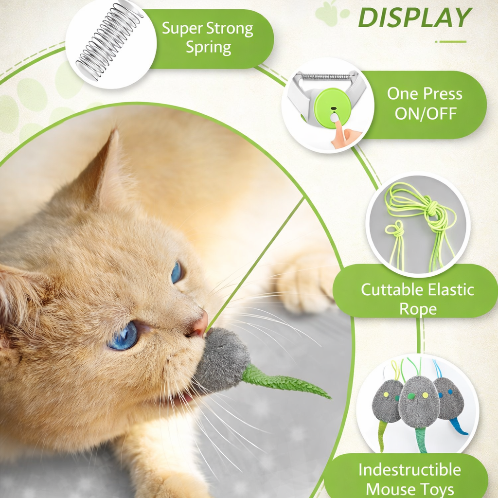 PouncePlay™ Interactive Cat Toy