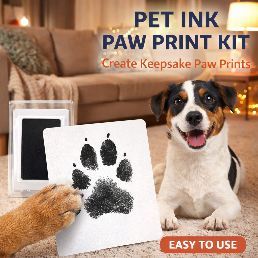 ForeverPaws™ Inkless Paw Print Kit – Pet Memory Keepsake for Dogs & Cats