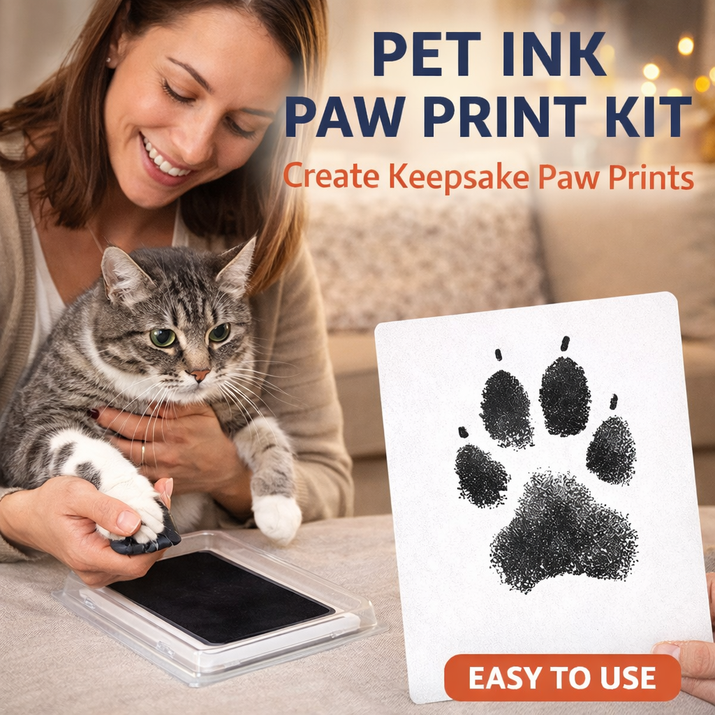 ForeverPaws™ Inkless Paw Print Kit – Pet Memory Keepsake for Dogs & Cats